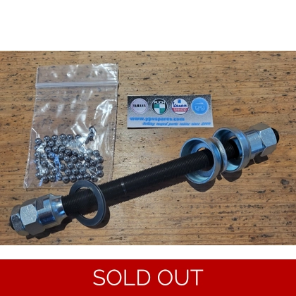 Puch MAXI Complete Rear Wheel Axle Set 12mm,